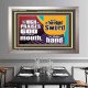 A TWO EDGED SWORD  Contemporary Christian Wall Art Portrait  GWVICTOR9965  
