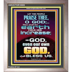 THE EARTH YIELD HER INCREASE  Church Picture  GWVICTOR10005  "14x16"