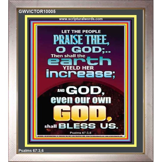 THE EARTH YIELD HER INCREASE  Church Picture  GWVICTOR10005  