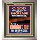 O GOD INCREASE MY GREATNESS  Church Portrait  GWVICTOR10023  