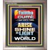 TALITHA CUMI ARISE SHINE AS LIGHT IN THE WORLD  Church Portrait  GWVICTOR10031  "14x16"