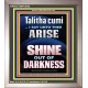 TALITHA CUMI ARISE SHINE OUT OF DARKNESS  Children Room Portrait  GWVICTOR10032  