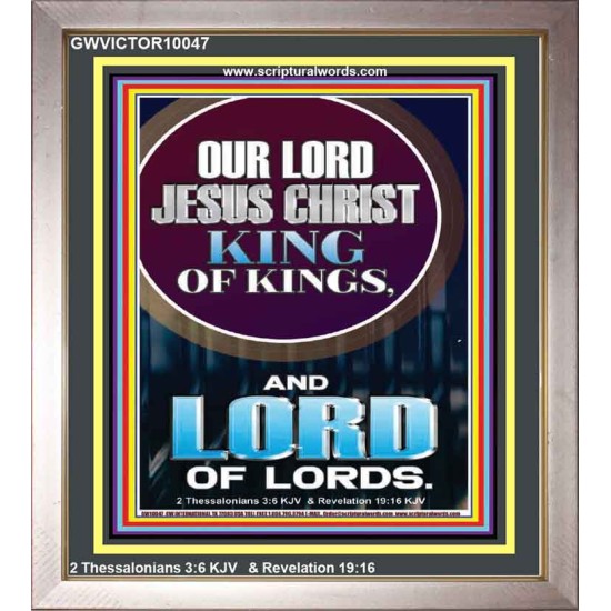 JESUS CHRIST - KING OF KINGS LORD OF LORDS   Bathroom Wall Art  GWVICTOR10047  