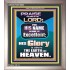 HIS GLORY IS ABOVE THE EARTH AND HEAVEN  Large Wall Art Portrait  GWVICTOR10054  "14x16"