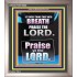 LET EVERY THING THAT HATH BREATH PRAISE THE LORD  Large Portrait Scripture Wall Art  GWVICTOR10066  "14x16"