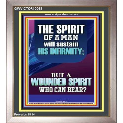 THE SPIRIT OF A MAN   Office Wall Portrait  GWVICTOR10068  "14x16"