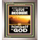 WE SHALL ALL GIVE ACCOUNT OF OUR LIFE TO GOD  Scriptural Décor Portrait  GWVICTOR10069  