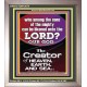 O LORD OUR GOD CREATOR OF HEAVEN, EARTH AND SEA  Custom Wall Art Print  GWVICTOR10074  