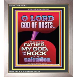 JEHOVAH THOU ART MY FATHER MY GOD  Scriptures Wall Art  GWVICTOR10082  "14x16"