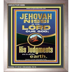 JEHOVAH NISSI IS THE LORD OUR GOD  Christian Paintings  GWVICTOR10696  "14x16"