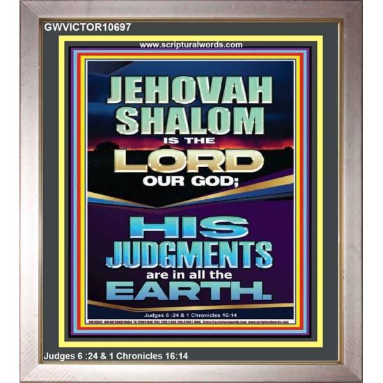 JEHOVAH SHALOM IS THE LORD OUR GOD  Christian Paintings  GWVICTOR10697  