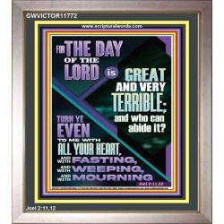 THE GREAT DAY OF THE LORD  Sciptural Décor  GWVICTOR11772  "14x16"