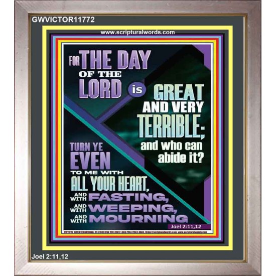 THE GREAT DAY OF THE LORD  Sciptural Décor  GWVICTOR11772  