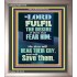 DESIRE OF THEM THAT FEAR HIM WILL BE FULFILL  Contemporary Christian Wall Art  GWVICTOR11775  "14x16"