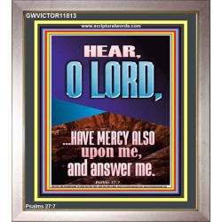 BECAUSE OF YOUR GREAT MERCIES PLEASE ANSWER US O LORD  Art & Wall Décor  GWVICTOR11813  "14x16"