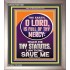 TEACH ME THY STATUES O LORD I AM THINE  Christian Quotes Portrait  GWVICTOR11821  "14x16"