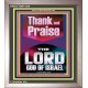 THANK AND PRAISE THE LORD GOD  Custom Christian Wall Art  GWVICTOR11834  