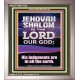 JEHOVAH SHALOM HIS JUDGEMENT ARE IN ALL THE EARTH  Custom Art Work  GWVICTOR11842  