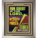 THE LORD IS GREATLY TO BE PRAISED  Custom Inspiration Scriptural Art Portrait  GWVICTOR11847  