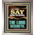 LET MEN SAY AMONG THE NATIONS THE LORD REIGNETH  Custom Inspiration Bible Verse Portrait  GWVICTOR11849  "14x16"
