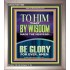 TO HIM THAT BY WISDOM MADE THE HEAVENS  Bible Verse for Home Portrait  GWVICTOR11858  "14x16"