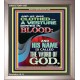 CLOTHED WITH A VESTURE DIPED IN BLOOD AND HIS NAME IS CALLED THE WORD OF GOD  Inspirational Bible Verse Portrait  GWVICTOR11867  