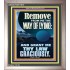 REMOVE FROM ME THE WAY OF LYING  Bible Verse for Home Portrait  GWVICTOR11873  "14x16"