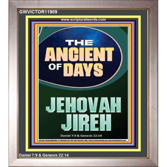 THE ANCIENT OF DAYS JEHOVAH JIREH  Unique Scriptural Picture  GWVICTOR11909  