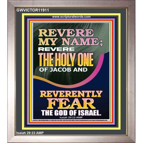 REVERE MY NAME THE HOLY ONE OF JACOB  Ultimate Power Picture  GWVICTOR11911  