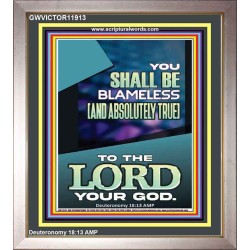 BE ABSOLUTELY TRUE TO OUR LORD JEHOVAH  Eternal Power Picture  GWVICTOR11913  "14x16"