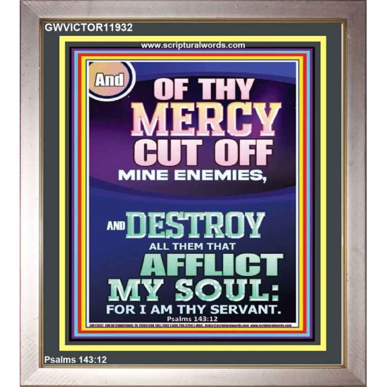 DESTROY ALL THEM THAT AFFLICT MY SOUL   Church Portrait  GWVICTOR11932  