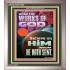 WORK THE WORKS OF GOD  Eternal Power Portrait  GWVICTOR11949  "14x16"