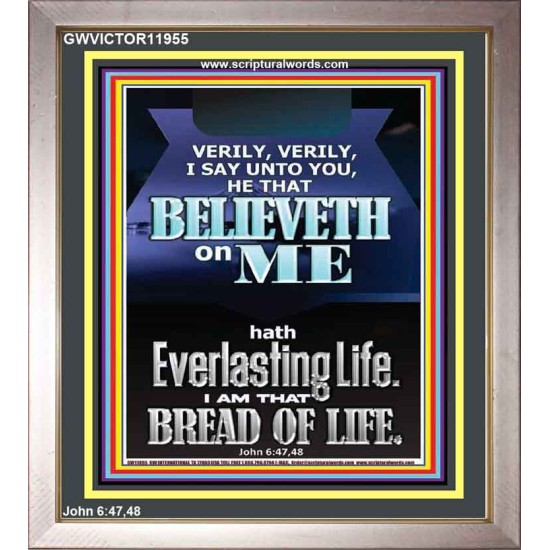 I AM THAT BREAD OF LIFE  Unique Power Bible Portrait  GWVICTOR11955  