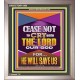 CEASE NOT TO CRY UNTO THE LORD   Unique Power Bible Portrait  GWVICTOR11964  