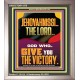 JEHOVAH NISSI THE LORD WHO GIVE YOU VICTORY  Bible Verses Art Prints  GWVICTOR11970  