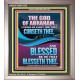 CURSED BE EVERY ONE THAT CURSETH THEE BLESSED IS EVERY ONE THAT BLESSED THEE  Scriptures Wall Art  GWVICTOR11972  