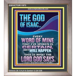 EVERY WORD OF MINE IS CERTAIN SAITH THE LORD  Scriptural Wall Art  GWVICTOR11973  "14x16"
