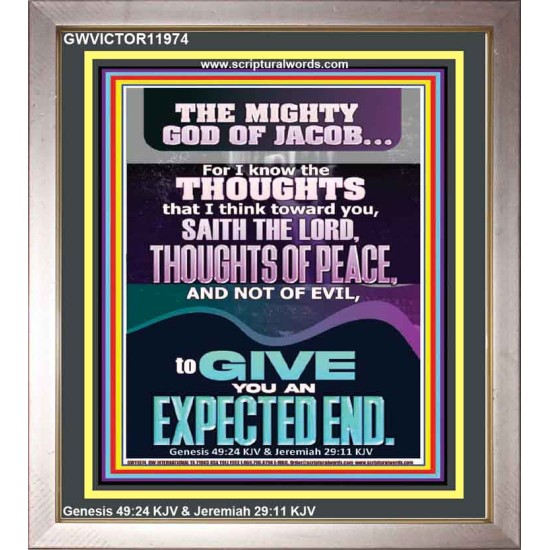 THOUGHTS OF PEACE AND NOT OF EVIL  Scriptural Décor  GWVICTOR11974  