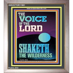 THE VOICE OF THE LORD SHAKETH THE WILDERNESS  Christian Portrait Art  GWVICTOR11981  