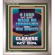 WASH ME THOROUGLY FROM MINE INIQUITY  Scriptural Verse Portrait   GWVICTOR11985  