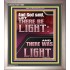 AND GOD SAID LET THERE BE LIGHT  Christian Quotes Portrait  GWVICTOR11995  "14x16"
