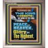 PEACE IN HEAVEN AND GLORY IN THE HIGHEST  Contemporary Christian Wall Art  GWVICTOR12006  "14x16"