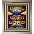 MEDITATE THE WORD OF THE LORD DAY AND NIGHT  Contemporary Christian Wall Art Portrait  GWVICTOR12202  "14x16"
