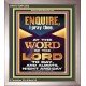 MEDITATE THE WORD OF THE LORD DAY AND NIGHT  Contemporary Christian Wall Art Portrait  GWVICTOR12202  