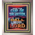 TAKE THE CUP OF SALVATION AND CALL UPON THE NAME OF THE LORD  Scripture Art Portrait  GWVICTOR12203  "14x16"