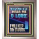 WITH MY WHOLE HEART I WILL KEEP THY STATUTES O LORD   Scriptural Portrait Glass Portrait  GWVICTOR12215  