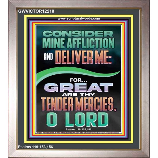 GREAT ARE THY TENDER MERCIES O LORD  Unique Scriptural Picture  GWVICTOR12218  