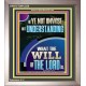 UNDERSTAND WHAT THE WILL OF THE LORD IS  Sanctuary Wall Picture Portrait  GWVICTOR12228  