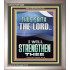 I WILL STRENGTHEN THEE THUS SAITH THE LORD  Christian Quotes Portrait  GWVICTOR12266  "14x16"