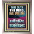 I WILL UPHOLD THEE WITH THE RIGHT HAND OF MY RIGHTEOUSNESS  Christian Quote Portrait  GWVICTOR12267  "14x16"